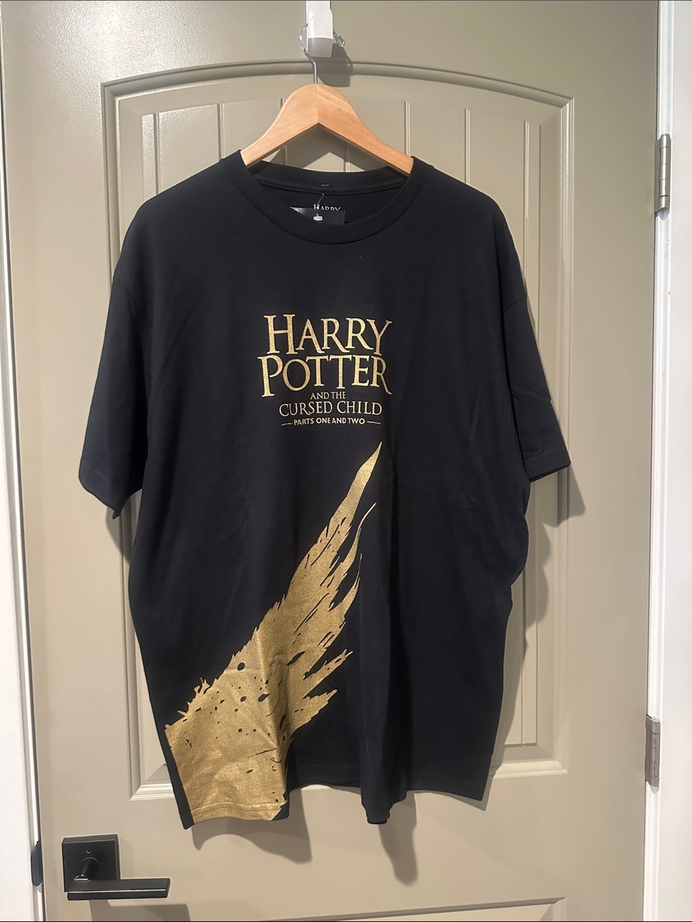 HARRY POTTER Cursed Child Black Tee XL